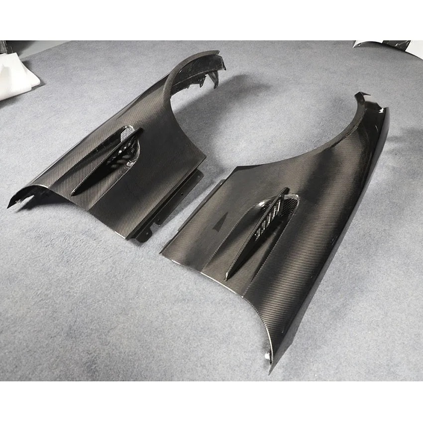 Upgrade Car Parts GTR Style Dry Carbon Fiber Fender Flares For GT GTS Body Kit